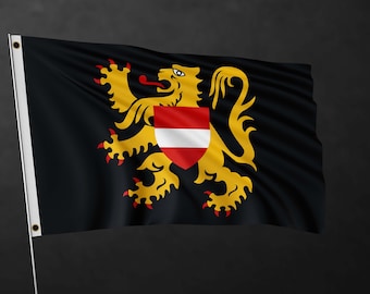 Flemish Brabant Flag Banner | Belgium Region Flags | High Quality Materials