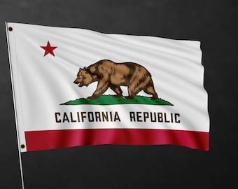 California Republic Flag Banner | United States of America Flags | High Quality Materials