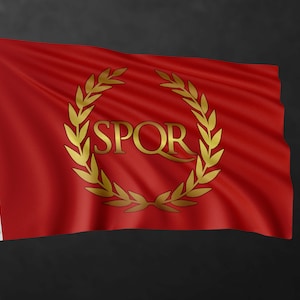 SPQR Roman Empire Flag Banner | Historical Flags | High Quality Materials