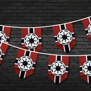 Galactic Republic Bunting Flag Set | Pennant Flag | High Quality Materials |