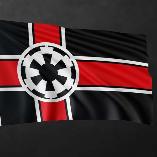 Galactic Rome Flag Galactic Empire Pennant Flag Banner High Quality Materials - Etsy