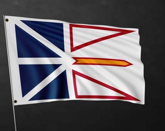 Flag Of Newfoundland And Labrador Province Or Territory Of Canada Vector Illustration 2wt8ent