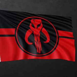Boba Fett Crest Flag Banner | High Quality Materials