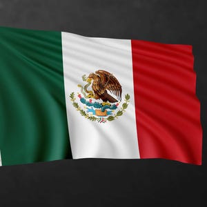 Bandeira do México em tecido, bandeira grande para pendurar na parede, decoração para ambientes internos e externos, bandeira para torcedores de futebol, decoração com bandeira de país.