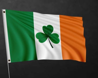 St. Patrick's Day-flagga II | Utomhus- och inomhusflaggor | Flaggor i olika storlekar | Högkvalitativa material