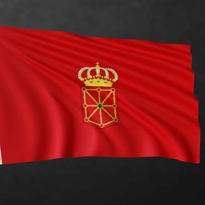 Navarre Flag Banner | Spain Region Flags | High Quality Materials
