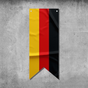 Germany Pennant Flag Banner | Country Flag Banner | High Quality Materials | Size: 50x120 cm