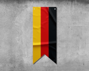 Germany Pennant Flag Banner | Country Flag Banner | High Quality Materials | Size: 50x120 cm