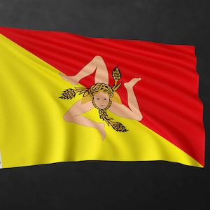 Sicily Flag Banner | Italy Region Flags | High Quality Materials