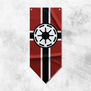 Galactic Republic Pennant Flag Banner | High Quality Materials | Size: 50x120 cm
