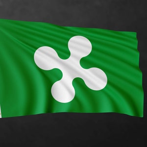 Lombardy Flag Banner | Italy Region Flags | High Quality Materials