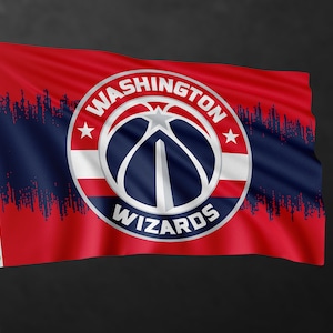 Washington Wizards Flag Banner | Home Decor | Wall Decor | Outdoor & Indoor Flag | High Quality Materials