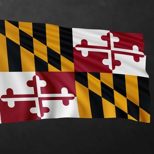 Maryland Flag Banner | United States of America Flags | High Quality Materials