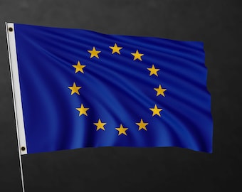 European Union Flag Banner | EU Polyester Raschel Fabric