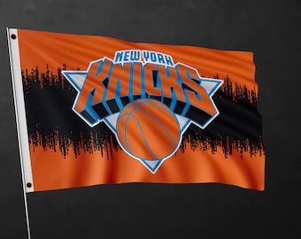 New York Knicks Flagge Banner | Wohnkultur | Wanddekoration | Outdoor & Indoor Flagge | Hochwertige Materialien