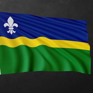 Flevoland Flag Banner | Holland Region Flags | Netherlands Region Flags | High Quality Materials