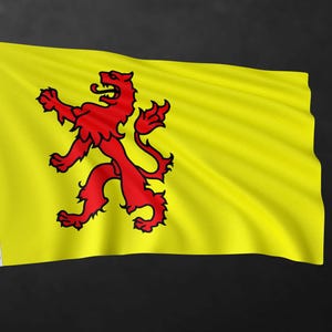 South Holland Flag Banner | Holland Region Flags | Netherlands Region Flags | High Quality Materials