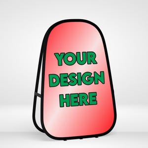 Banners verticales emergentes personalizados / Banners publicitarios portátiles para ferias, eventos y promociones