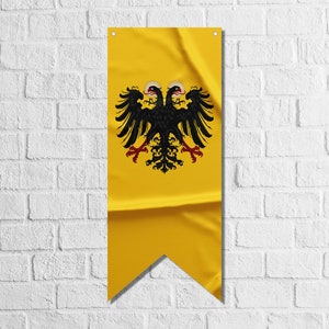Holy Roman Empire Pennant Flag Banner | High Quality Materials | Size: 50x120 cm