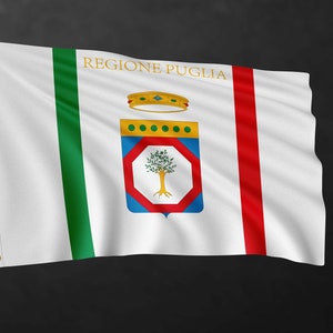 Apulia Flag Banner | Italy Region Flags | High Quality Materials