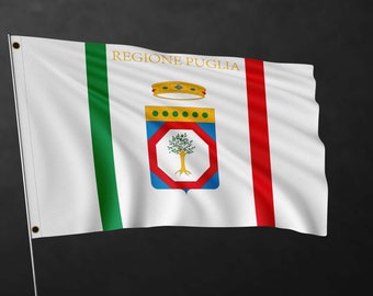 Apulia Flag Banner | Italy Region Flags | High Quality Materials