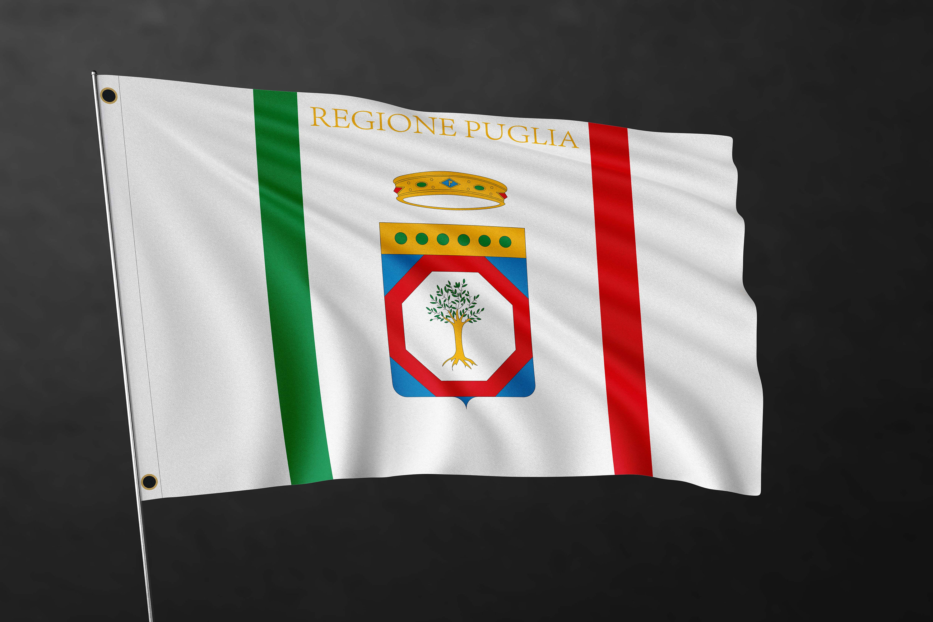 Apulia Flag Banner | Italy Region Flags | High Quality Materials - Etsy