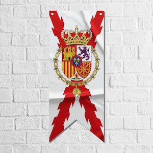 Spanish Empire Pennant Flag Banner | High Quality Materials | Size: 50x120 cm
