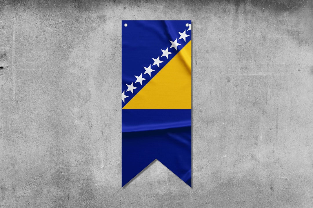 Bosnia and Herzegovina Pennant Flag Banner | Country Flag Banner | High ...