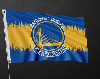 Golden State Krieger Flagge | Indoor Outdoor Banner, strapazierfähiges Polyester