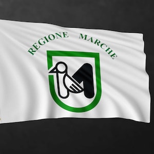 Regione Marche Flag Banner | Italy Region Flags | High Quality Materials