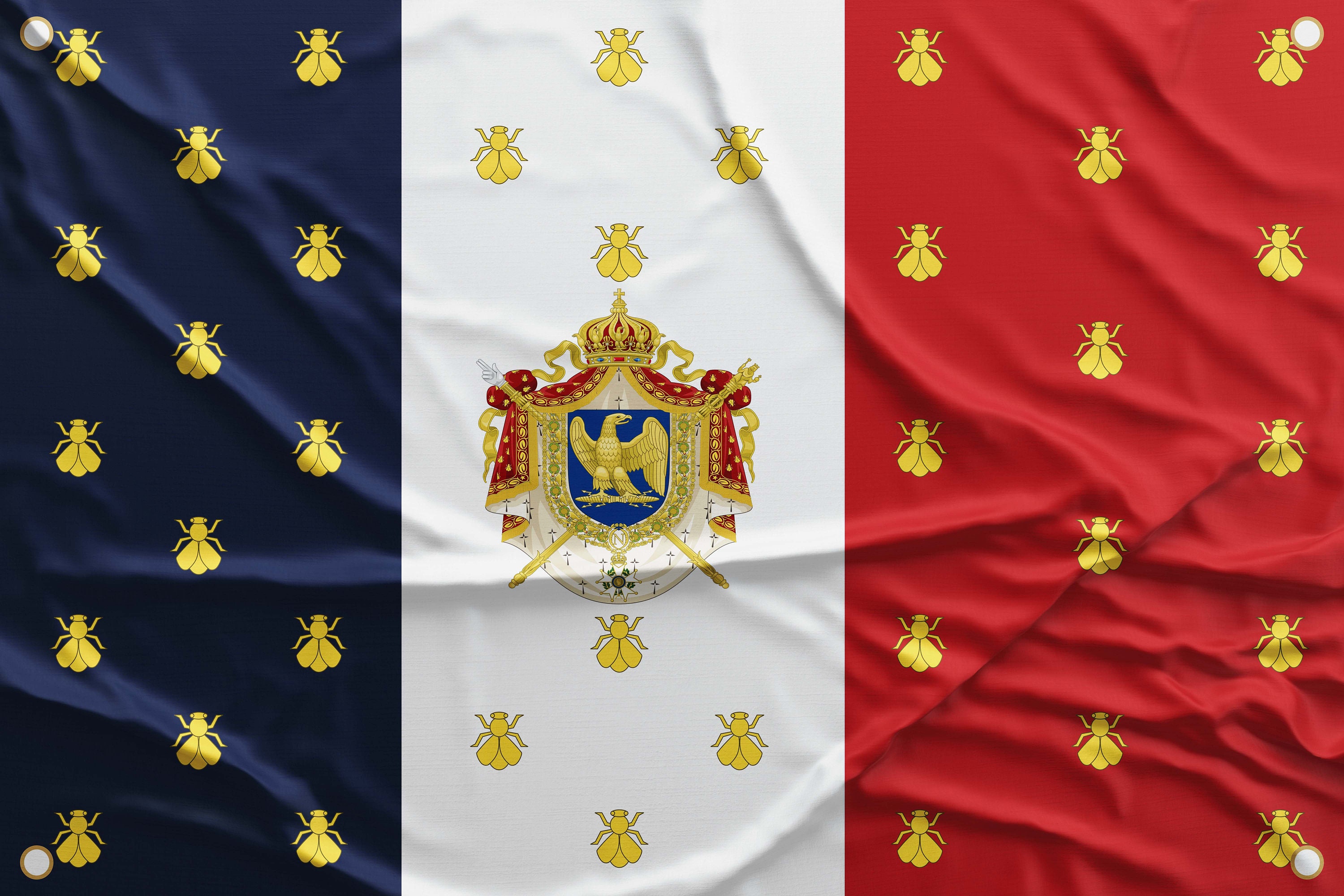Flag Napoleon III Second Empire 1852-1870 90x90