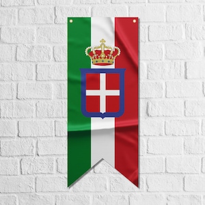 Italian Empire Pennant Flag Banner | High Quality Materials | Size: 50x120 cm