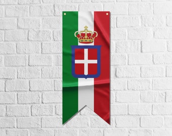 Italian Empire Pennant Flag Banner | High Quality Materials | Size: 50x120 cm