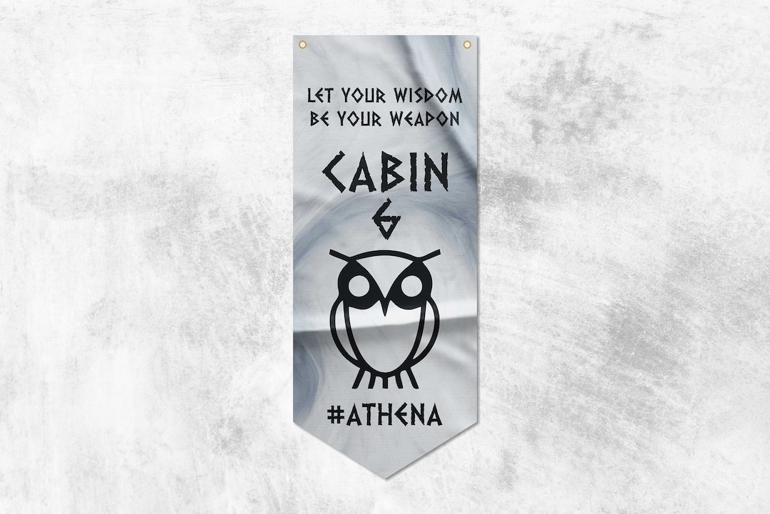 Percy Jackson Camp Half-Blood - Cabin Six - Athena Art Print