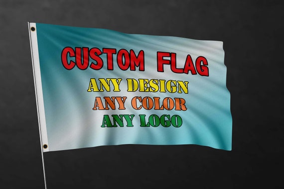 Bandera personalizada / Cualquier diseño Cualquier color Cualquier
