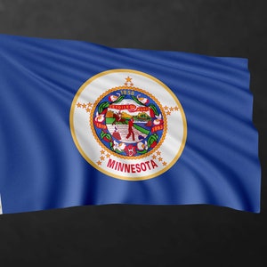 Minnesota Flag Banner | United States of America Flags | High Quality Materials