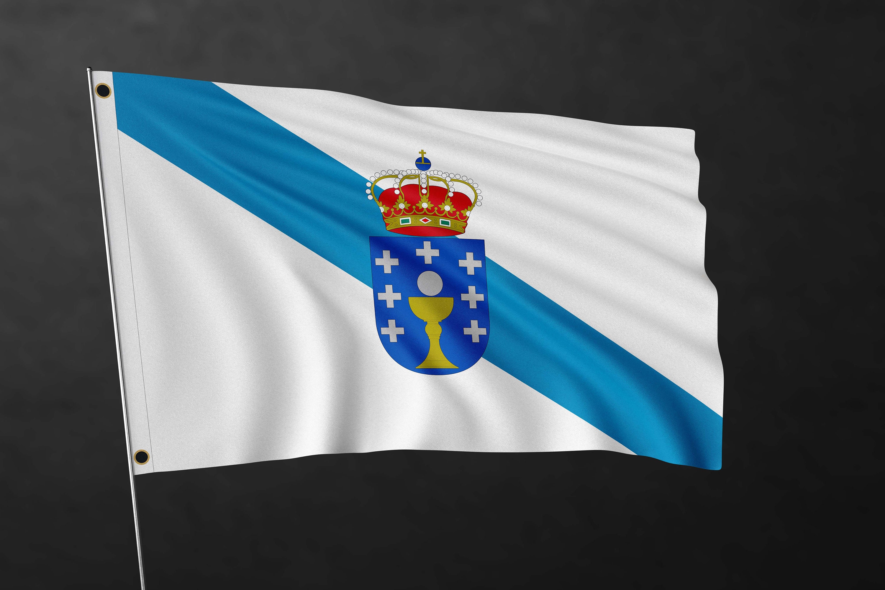 Galicia Independentist Flag 3' x 5' - Galicia Estreleira flags 90 x 150 Galicia Independentist Flag 3' x 5' - Galicia Estreleira flags 90 x 150