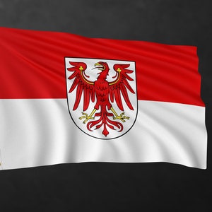 Brandenburg Flag Banner | Germany Region Flags | High Quality Materials