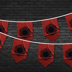 First Order Bunting Flag Set | Pennant Flag | High Quality Materials |