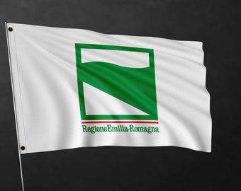 Baner z flagą Emilia-Romania | Flagi regionów Włoch | Materiały wysokiej jakości