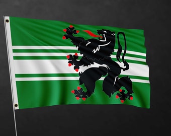 East Flanders Flag Banner | Belgium Region Flags | High Quality Materials