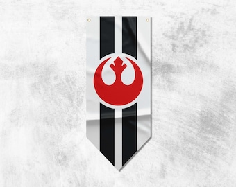 Rebel Alliance Pennant Flag Banner | High Quality Materials | Size: 50x120 cm