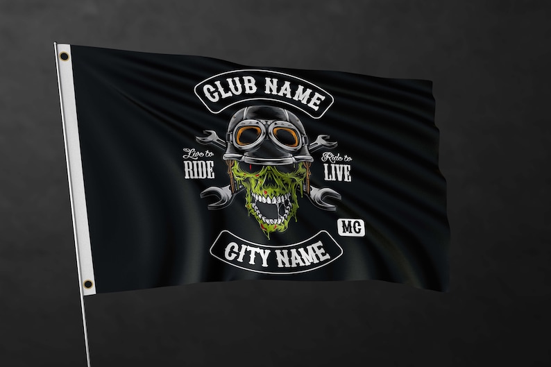 Customized Motorcycle Club Flags Biker Club Flags - Etsy