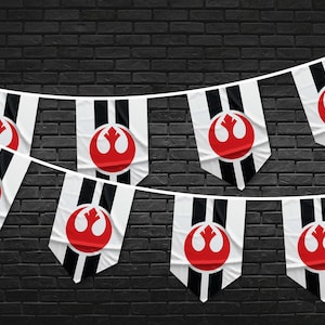 Rebel Alliance Bunting Flag Set | Pennant Flag | High Quality Materials |