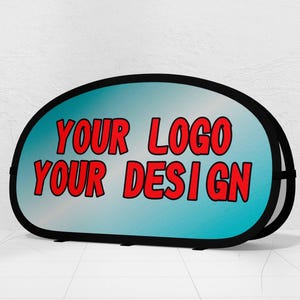 Banners horizontales emergentes personalizados / Banners publicitarios portátiles para ferias, eventos y promociones