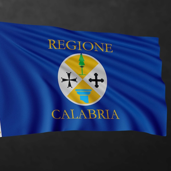 Calabria Flag Banner | Italy Region Flags | High Quality Materials
