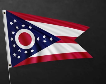 Ohio Flag Banner | United States of America Flags | High Quality Materials