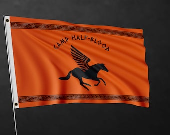 Camp Half-Blood Flag Banner | Percy Jackson Camp Half-Blood Flag | High Quality Materials