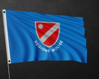 Bandiera Regione Molise Banner / Bandiere Regione Italia / Materiali di alta qualità