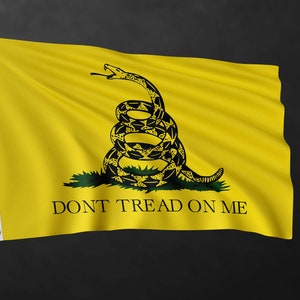 Gadsden Flag Banner | Don&#39;t Tread on Me Flag | High Quality Materials